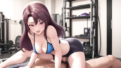 Sloppy Titfuck Sloppy Blowjob Gym Sex Massive Boobs Big Tits Pov Hardcore Creampie