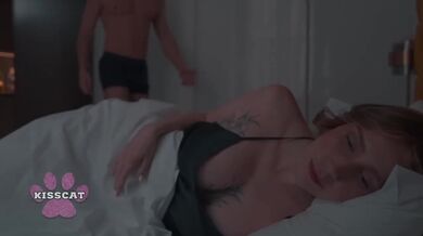 Husband Catches Step Dad With Step Daughter And Joins In FMM For Gushing Creampie