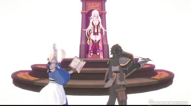 Demon Slayer 3D Animation Daki Destroyed Gushing Choked