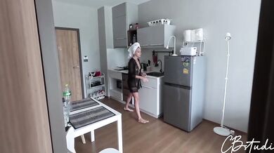 Stepmom Kitchen Creampie With Dad Gone Big Ass Blonde