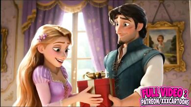Flynn Rider Destroyed Rapunzel Gushing Choked Blonde Tower Cartoon Parody
