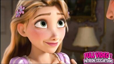 Flynn Rider Destroyed Rapunzel Gushing Choked Blonde Tower Cartoon Parody