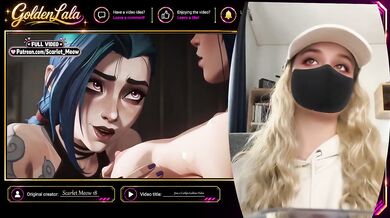 Jinx Destroyed Caitlyn With Big Ass And Creampie In Hentai