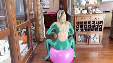 Sexy Satin Unitard Bodysuit Perfect For Stretching And Yoga Exercises