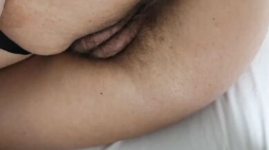 Amateur Blonde MILF Sucked My Dick Then Got Destroyed With a Massive Cumshot While Her Hairy Pussy Soaked