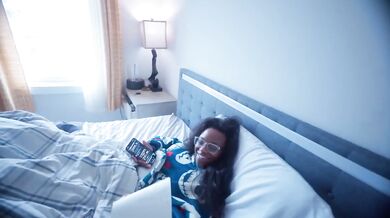 POV Ebony BBC Sleepwear Glasses Roleplay Amateur Big Dick