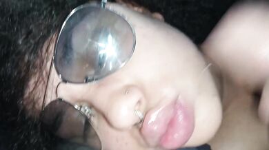 Sloppy POV Best Blowjob in NYC for Boss Ending in Facial and Cum in Mouth