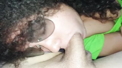 Sloppy POV Best Blowjob in NYC for Boss Ending in Facial and Cum in Mouth