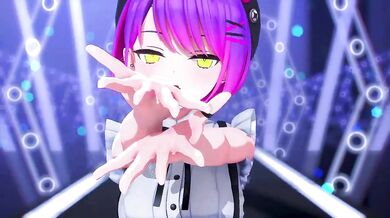 Tokoyami Towa Destroyed Gushing Choked Cartoon HD Porn