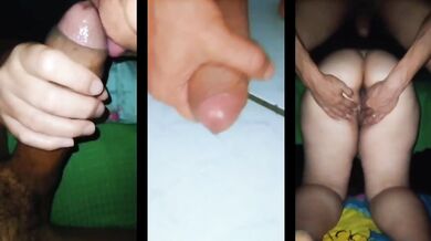 Cuckold Viagra Destroyed Gushing Choked by BBC Big Ass MILF Amateur Creampie Cumshot Compilation