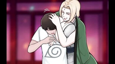 Konoha Milfs 37 Destroyed Tsunade Big Ass MILF Grabbing Boobs Hentai Parody