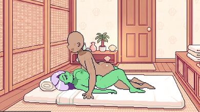 Happy Endings Destroyed By Green Girl Extraordinary Caresses