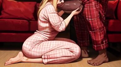 Blonde Milf Gets Destroyed In The Kitchen While Stepdaughter Watches Big Tits