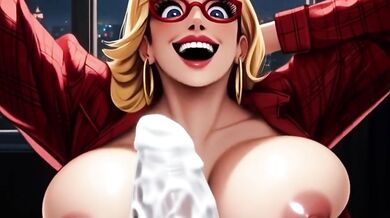 Blonde Milf Demonstrates How To Keep A Man Destroyed Gushing Big Tits Cartoon