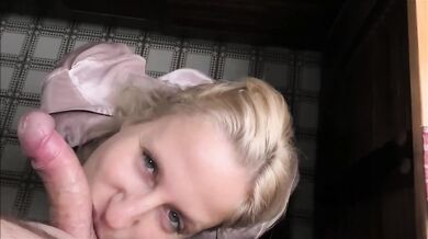 German Amateur Milf Blonde Creampie Destroyed Gushing Breakfast HD