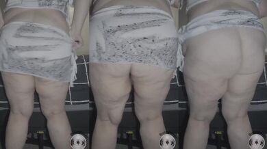 Amateur BBW MILF Bunny shakes her fat ass