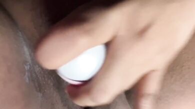 Latina Mexican Masturbating With Vibrator Chokes On Huge Culo Creampie