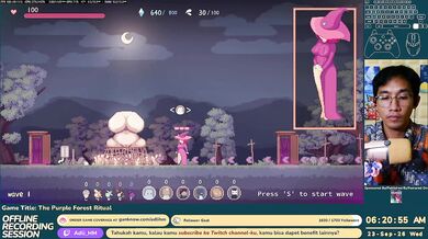 Purple Forest Ritual Destroyed Gushing Choked Gameplay Pixel Game HD Porn Verified Amateurs