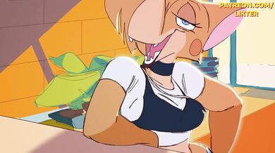 Cute Furry Hentai Animation Destroyed By Big Boobs Creampie