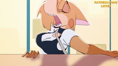 Cute Furry Hentai Animation Destroyed By Big Boobs Creampie