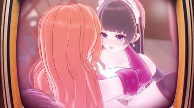 HoneyYuriTV Vol.10 Me Myself and I Destroyed Gushing Choked Lesbian Threesome Strap On