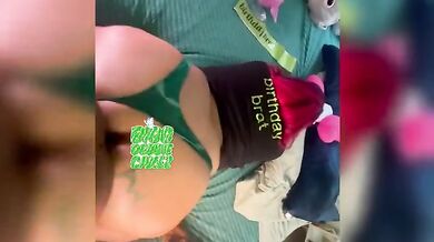 POV Birthday Slut Ebony BBW Big Ass Backshots Destroyed Gushing