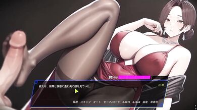 Blonde Gyaru Eroge POV Destroyed By Face Fuck With Gushing Cumshot