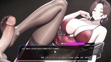 Blonde Gyaru Eroge POV Destroyed By Face Fuck With Gushing Cumshot
