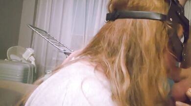 Russian Hot MILF Red Head Blowjob Cum In Mouth Amateur