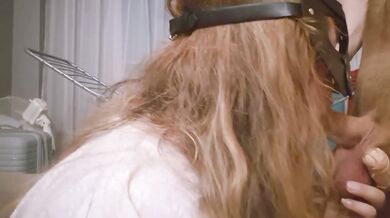 Russian Hot MILF Red Head Blowjob Cum In Mouth Amateur