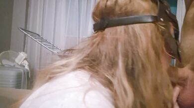 Russian Hot MILF Red Head Blowjob Cum In Mouth Amateur