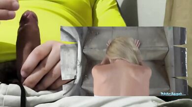 Public Agent Train Station POV React Destroyed Gushing Choked Sex For Cash