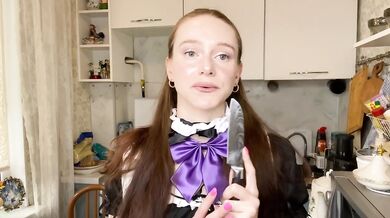 JillJillMeow Cooks Greek Salad Destroyed Gushing Choked