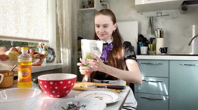 JillJillMeow Cooks Greek Salad Destroyed Gushing Choked