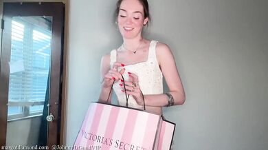 Natural Redhead Dressing Room Blowjob Big Dick Lingerie Margot Johnny