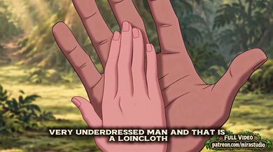 Jane and Tarzan First Contact Destroyed Gushing Choked Brute Jungle Cartoon Hentai Parody Outdoor Public Brunette Big Tits Big Dick