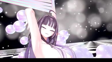 ELF Vtuber Strip Dance Until Naked Destroyed Gushing MMD Hentai