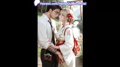 Asian Bride Cheats with Photographer on Wedding Day Destroyed by Hardcore Creampie Doggy Blowjob Public Risky AI Generated