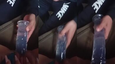 Wet Pussy Destroyed By Toy Punch While Jerking Off