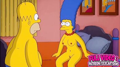Marge Simpson Destroyed By Homer Simpson Gushing Choked 3d Animation Parody