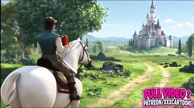 Flynn Rider Gushes Choked Princess Tower Cartoon HD Porn