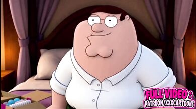 Peter Griffin destroys Rapunzel cosplay parody roleplay crossover cartoon HD
