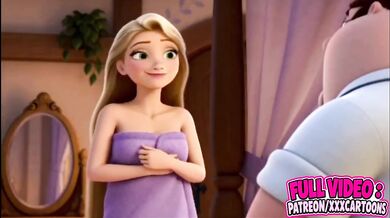 Peter Griffin destroys Rapunzel cosplay parody roleplay crossover cartoon HD