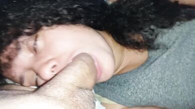 Sloppy Wet Blowjob Destroyed Facefuck Cum Gushing Stepbrother Latina