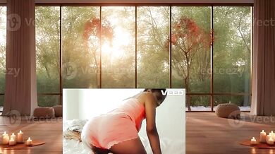 Ebony Milf Solo Female Yoga Stretch Destroyed Public Reality Luxury Apartment