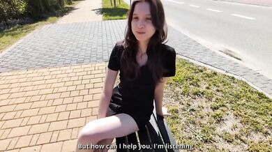 Horny Polish Alt Girl Destroyed With Roadside Blowjob and Face Riding Juicy Pussy