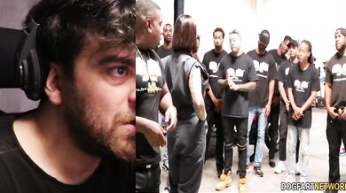 Ivy Lebelle Destroyed By 13 Bbc Black Dicks In A Gangbang Orgy At The Auto Shop