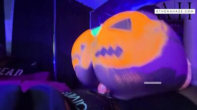 Freaky Ebony Halloween Creamy Riding Compilation Athena Haze Destroyed Choked