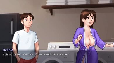 Destroyed Gushing Choked MILF Step Mom Russian Sex Washing Machine Big Tits Big Ass Hentai Anime