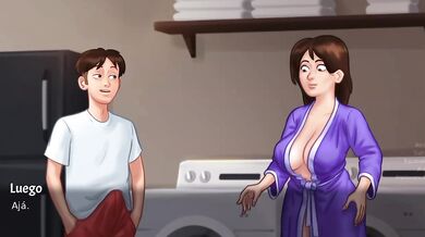 Destroyed Gushing Choked MILF Step Mom Russian Sex Washing Machine Big Tits Big Ass Hentai Anime
